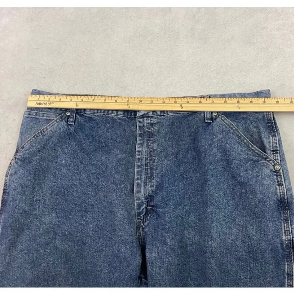 Wrangler Jeans Bundle Mens 42x32 Carpenter Relaxed Fit Workwear Denim Lot 2